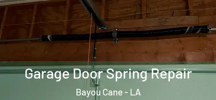  Garage Door Spring Repair Bayou Cane - LA